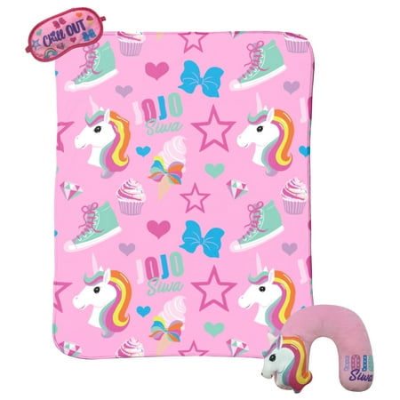 jojo siwa unicorn 3 piece travel set walmartcom