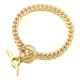 thumbnail image 1 of Collar De Cadena Para Perro De Oro De 18 Quilates Sobre Cade, 1 of 7