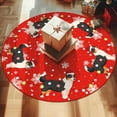 thumbnail image 2 of Christmas Tree Skirt Red Tree Skirts Australian Shepherd Xmas Tree Skirt Tree Mat 48 Inch Dog Winter Christmas Decorations for Home, 2 of 6