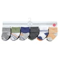 thumbnail image 3 of Luvable Friends Cotton Rich Baby Terry Socks 24-Pack, Orange Blue Stripe, 0-6 Months, 3 of 3