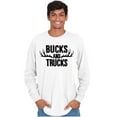 thumbnail image 5 of Bucks and Trucks Deer Hunting Antlers Long Sleeve TShirt Men Women Brisco Brands X, 5 of 6