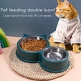 thumbnail image 5 of Baywell Dog Bowl Double Dog Cat Bowl Premium Stainless Steel Water and Food Raised Bowls, Pet Feeder Bowls Set with Non-Slip Resin Station for Small Medium Dogs Cats, Pink, 5 of 7