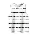 thumbnail image 5 of loopsun Plus Size Tops for Womens,Womens Summer Tops,Women's Summer Casual Fashion Printed Loose Round Neck Sleeveless Tops White XXL, 5 of 5