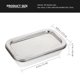 thumbnail image 3 of 1pc Butter Box Home Restaurante Soporte de mantequilla con tapa de almacenamiento (Plata), 3 of 6