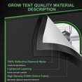 thumbnail image 3 of Carpa de Cultivo MELONFARM 60x60x80 cm con Puerta Transparente, 3 of 8