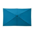 thumbnail image 5 of Pure Garden 10’ Rectangular Patio Umbrella with Push Button Tilt, Turquoise, 5 of 8