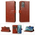 thumbnail image 1 of Allytech Galaxy Note20 Case, PU Leather Zipper Wallet Case 9 Cards Holder Hand Wrist Strap Stand Shockproof Protective Flip Case Cover for Samsung Galaxy Note20 6.7" 5G - Brown, 1 of 8