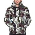 thumbnail image 4 of Hoodies for Men - Brown Cute Bird of Paradise Long Sleeve Comfrt Men'S Fashion Hoodies & Sweatshirts, Sweatshirts for Men Hoodies Pullover Clothing Clothes with Pouch, 4 of 7