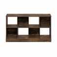 thumbnail image 4 of Furinno Jensen Farmhouse 8-Cube Display Bookcase, Bookshelf, Amber Pine, 4 of 5