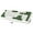 Green & White-Silent, variant on AUSDOM 98Pro Wireless Mechanical Gaming Keyboard - Linear Switches, Hot Swappable, White Backlit, Tri-Mode (Bluetooth/2.4GHz/USB-C), Gasket Mount, Pre-Lubed, 97% Compact Layout (Green & White)