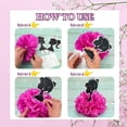 thumbnail image 3 of piezas de centros de mesa de princesa para niñas, decoración de mesa de princesa, bola de pompón de papel, flor de papel, adorno de mesa de princesa para cumpleaños de niñas, decoraciones de mesa de, 3 of 5
