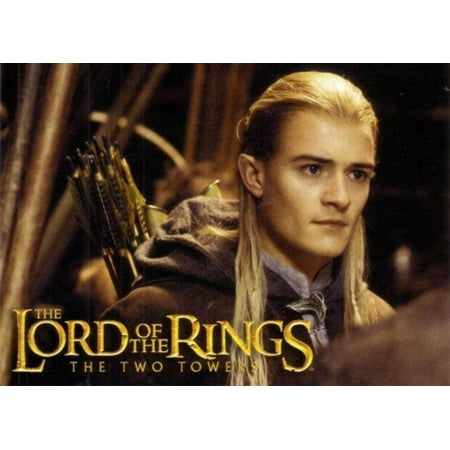 Lord of the Rings The Two Towers movie 2003 promo postcard (Legolas)