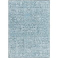 thumbnail image 5 of HomeRoots 578217 8 x 10 ft. Floral Washable Indoor & Outdoor Rectangle Area Rug, Sky Blue & Denim Blue, 5 of 5