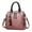 Pink, variant on casual women fashion girls retro solid cat fringe shoulder zip tote handbag bags a