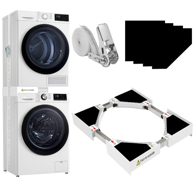 Kit apilable HHXRISE para lavadora secadora universal de 24 a 29 pulgadas