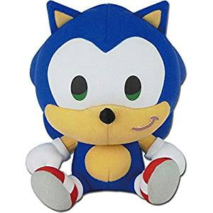 Plush - Sonic The Hedgehog - Sd Sonic Sitting 7" Soft Doll Toys ge56578