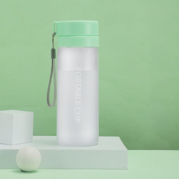 Botella deportiva de gran capacidad | Opciones de 400 ml, 600 ml y 800 ml | Vaso portátil para exteriores con infusor de té | Botella de plástico para estudiantes y parejas