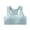 Blue, variant on Girls Sports Bra 10-14 Years Old Teen Training Lingerie, Adjustable Shoulder Strap Fixed Cup Bralette, Breathable Cotton Comfort Underwear, Seamless Supportive Puberty Vest, Non Slip Daily Top