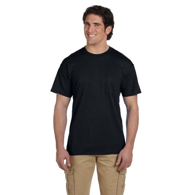 Gildan G830 T-Shirt Adulte 50/50 avec Poche