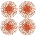 thumbnail image 5 of Fennco Styles Unique Paper Straw Placemats 15 Inches Round, Set of 4, 5 of 11