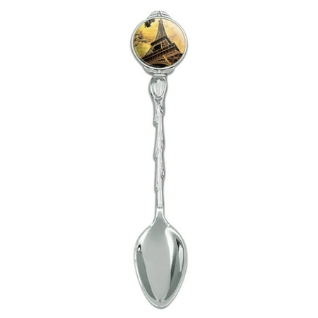 

Eiffel Tower Paris Vintage Novelty Collectible Demitasse Tea Coffee Spoon