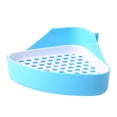 thumbnail image 2 of Caja de arena para cobayas, bandeja de entrenamiento, jaula con bandeja, caja de arena para conejos, orinal para inodoro de conejo, orinal para los má azul, 2 of 10