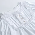 thumbnail image 3 of Camisa Lolita de manga corta con cuello de muñeca para mujer: manga abullonada, ligera, para el verano, para combinar con faldas, 5 tallas, 3 of 6