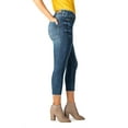 thumbnail image 3 of Signature by Levi Strauss & Co. Women's High Rise Ankle Skinny Cut off Jeans, 3 of 6
