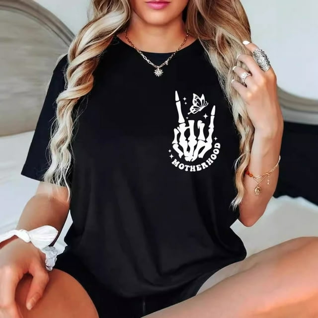 Motherhood Sometimes i Rock it Sometimes it Rocks Me Shirt, Mama Shirt, Mom Shirt, Rocker Mom Gifts, Mothers Day Gift unisex Sweatshirt, Shirt For Men, Women