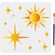 thumbnail image 1 of Plantilla de estrella solar - Plantillas para pintar estrellas solares de 30 x 30 cm - Kit de manualidades de arte cósmico moderno, 1 of 9