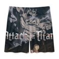 thumbnail image 4 of Attack On Titan Men's Short Pajama Pants Soft Trendy Sleep Shorts Breathable Ice Silk Lounge Shorts S, 4 of 8
