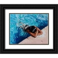 thumbnail image 1 of Luniak, Monika 18x15 Black Ornate Wood Framed with Double Matting Museum Art Print Titled - Hot Day, 1 of 4