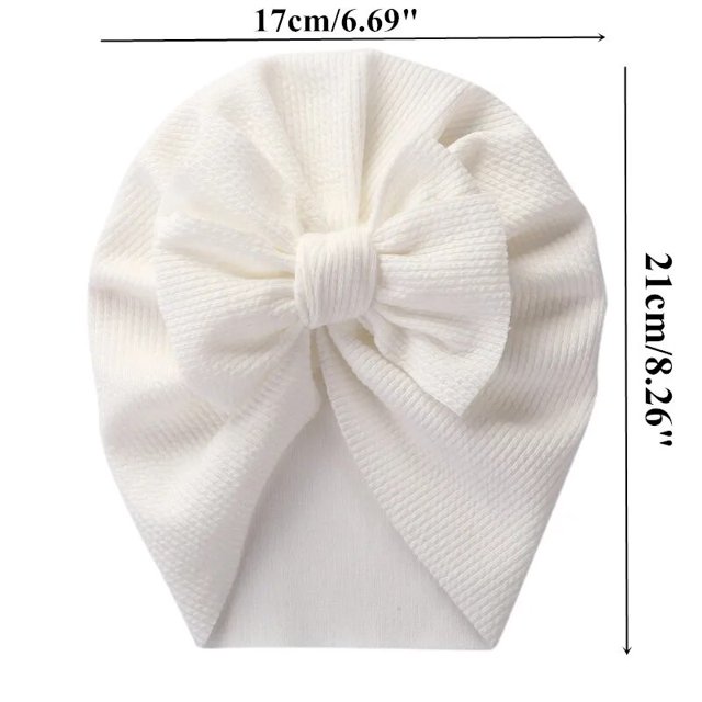Gorro de algodón con lazo para bebé y niña, turbante, accesorios para fotografía infantil, gorro para bebé, accesorios para niños, gorros para recién nacidos