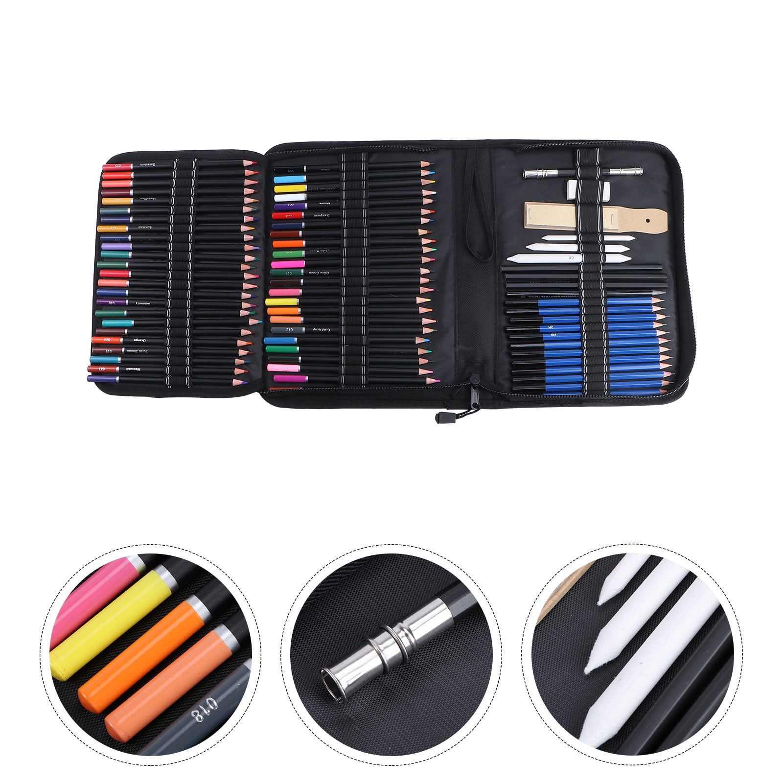 MLINS  95 PCS/Set Colored Pencil Sharpener Drawing Pencils