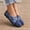 Blue, variant on Orthopedic Sandals for Women Flat Open Toe Flat Sandals for Women Slip-On Arch Support Casual Comfortable Shoes