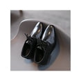 thumbnail image 6 of Gomelly Boys Dress Shoes Kids Pointed Toe Lace-Up School Uniform Formal Shoes Black 7C, 6 of 9