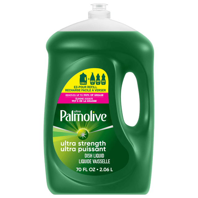 Palmolive Ultra Strength Liquid Dish Soap, 2.06 L EZ-Pour Refill Bottle