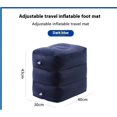 thumbnail image 3 of Deep Blue Inflatable Travel Leg Rest Pillow Bed can inflate it to the perfect level of comfort and support, 3 of 5
