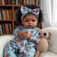 thumbnail image 4 of Muñeca Reborn Bebé Realista 20 Pulgadas Niña Afrodescendiente Cuerpo Suave Recién Nacido Hecha a Mano con Ropa y Regalo para Niños 3 Años en Adelante, 4 of 7