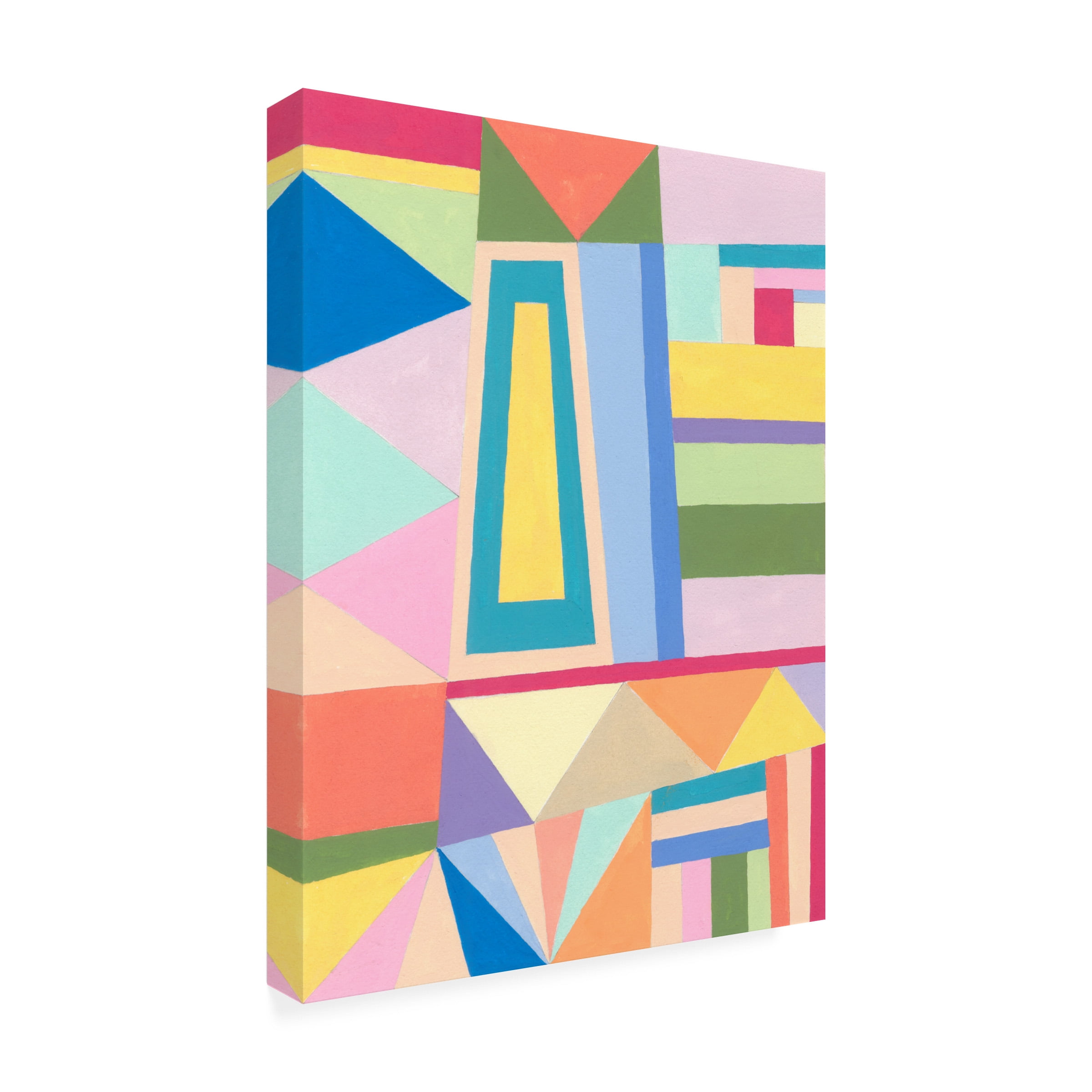 Nikki Galapon 'Confetti Structure I' Outdoor Canvas