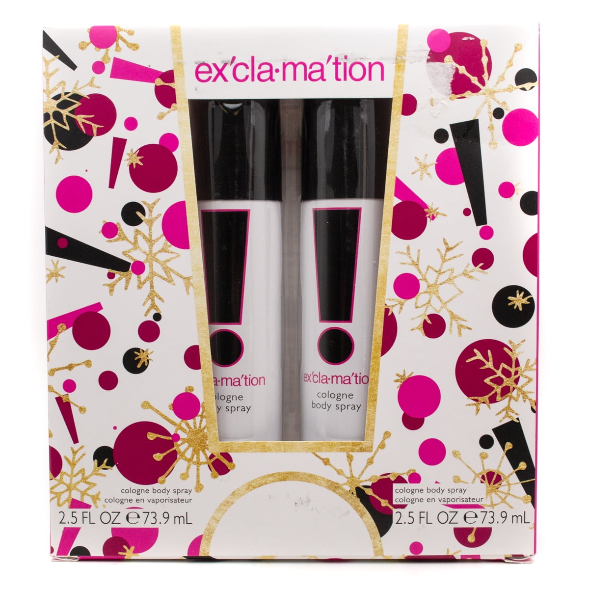 Exclamation Cologne Body Spray set of 2, 2.5 fl oz each