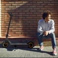 thumbnail image 4 of Hiboy S2 MAX Electric Kick Scooter, Upgraded 500W Motor, 10" Air-filled Tires, 40.4 Miles Range & 19 MPH, Portable Foldable Commuting Electric Scooter for Adults with APP and Double Braking System, 4 of 11