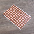 thumbnail image 4 of Miangastore Couvercles de Vis Ronds Rouge Foncé en PVC 96 Pcs par Feuille pour Projets d'Amélioration de la Maison Diy, 4 of 9