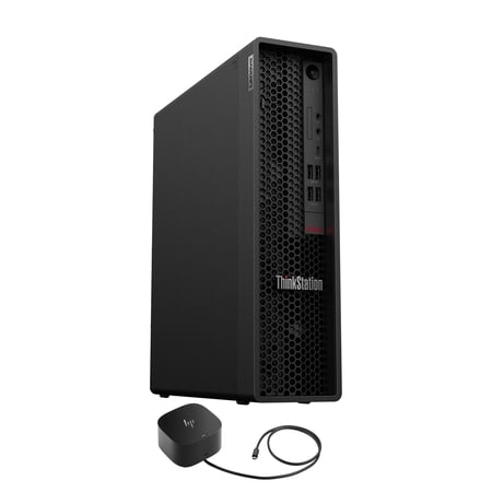 Lenovo ThinkStation P340 SFF Home/Business Mini Desktop (Intel i5-10500 6-Core  Intel UHD 630  32GB RAM  1TB PCIe SSD + 3TB HDD (3.5)  USB 3.2  Display Port  Win 11 Pro)