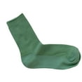 thumbnail image 2 of Eoperou 1 Pair Ribbed Mid-tube Elastic Women Socks Simple Casual Solid Color Sports Socks, 2 of 8