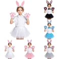 thumbnail image 3 of CAIXIA Easter Bunny Toddler Tutu Funny Kids Bunny Rabbit Set Ears Headband Tutu Dress Up For Girls Easter Gifts For Kids, 3 of 5
