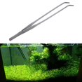thumbnail image 2 of Pinzas Universal 27CM Acuario Planta Camarón Arrecife Tanque Pinzas rectas torcidas Likrtyny Libre de BPA, 2 of 8