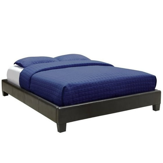 Bowery Hill Upholstered California King Platform Bed In Chocolate Bowery Hill Upholstered California King Platform Bed In Chocolate Com