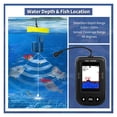 thumbnail image 4 of Portable Fish Finder Water Depth Echo Sounder Handheld Sonar Castable Boat Fishfinder, 4 of 7
