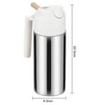 thumbnail image 4 of Clinaoy 2-In-1 Stainless Steel Olive Oil Air Fryer Frying BBQ, 4 of 8